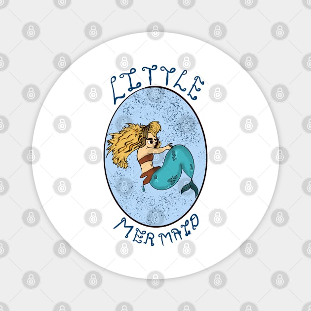 Little Mermaid Magnet by Joker & Angel